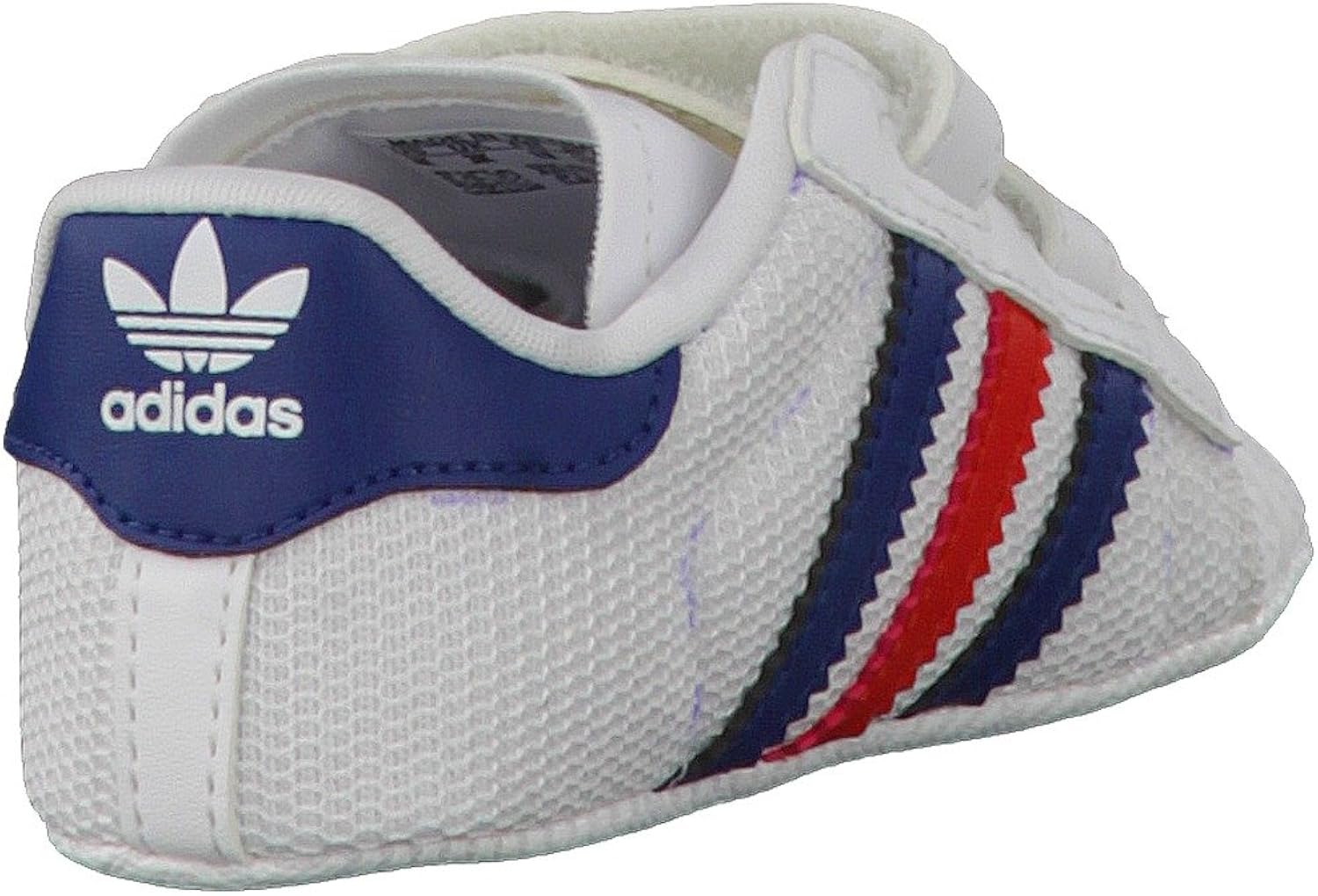 Adidas Superstar Crib Zapatos De Primeros Pasos Unisex Bebe Blanco Azul Rojo Ftwbla Azusom Rojexu 16 Amazon Es Zapatos Y Complementos