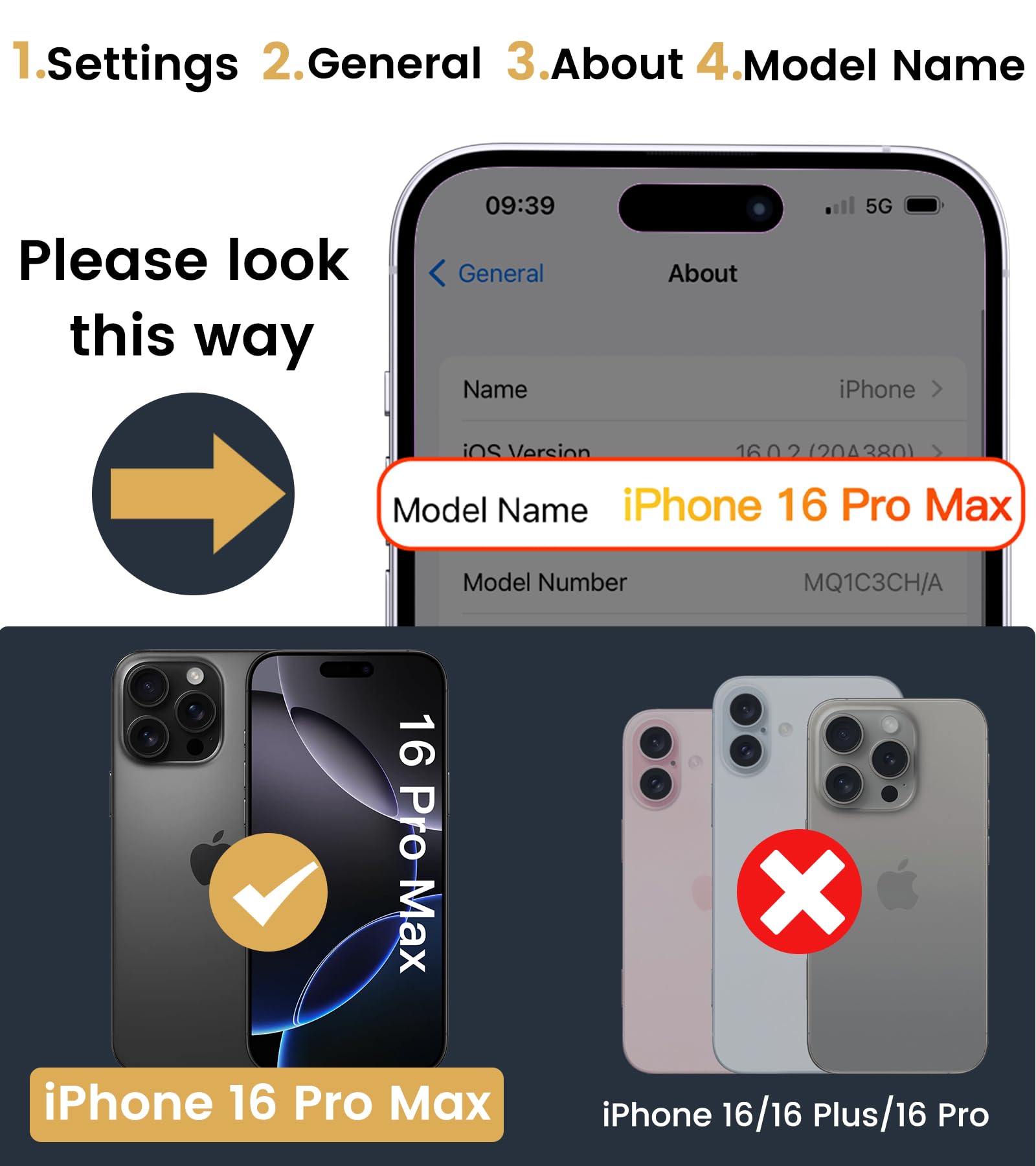 for iPhone 16 Pro Max Case with Card Holder & Kickstand & Slide Camera Lens Cover, Silicone Edge Protection Rugged Heavy Duty Phone Case Cover for iPhone 16 Pro Max 6.9'' 2024, Black