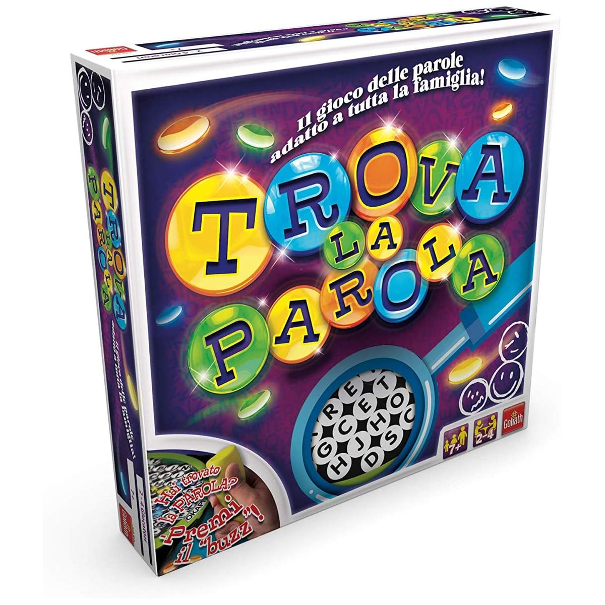 GOLIATH Find the Word, Board Games from 7 Years, Crossword Board Game for the Whole Family, Board Games, Educational Game for Children