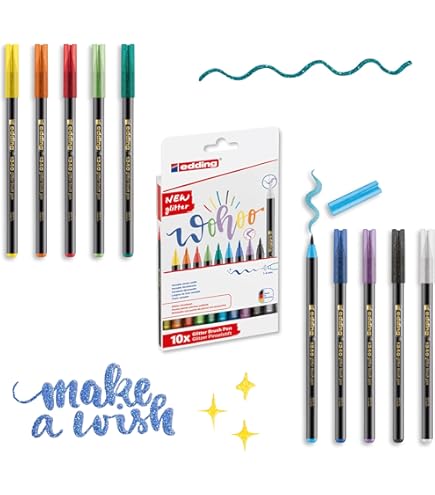 Amazon.com : Kuretake ZIG Wink of Stella Brush II, Glitter
