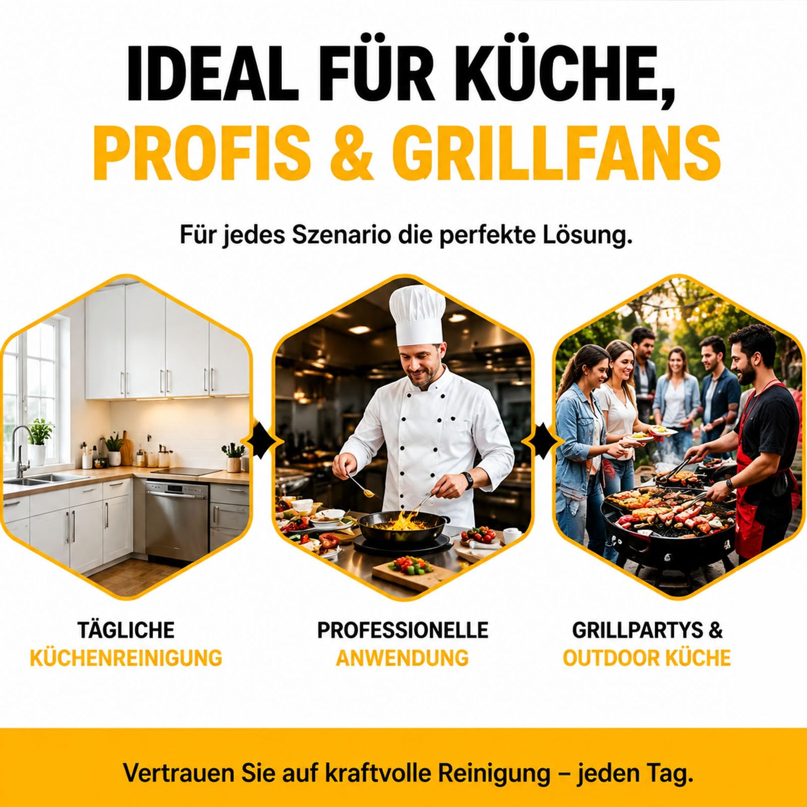 120ML Grillreiniger Extra Stark, Backofenreiniger & KüChenreiniger, Gegen Eingebranntes Fett & öL, Backofen Herdplatte Grill (2PCS) 6