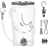 N NEVO RHINO Water Bladder 1L- 1.5L- 2L, Hydration Bladder for Running Vest | Leak - Proof BPA -Free Water Reservoir Storage Bag for Hiking Backpack Bike Pack