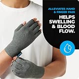 VITTO Anti-Arthritis Gloves Compression Gloves Large Grey view 3
