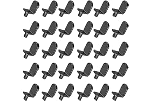 WANBAO Shelf Pins Shelf Support Pegs 40 Pcs for Furniture Bookcase Shelves Cabinet Closet Shelf Supports Black D