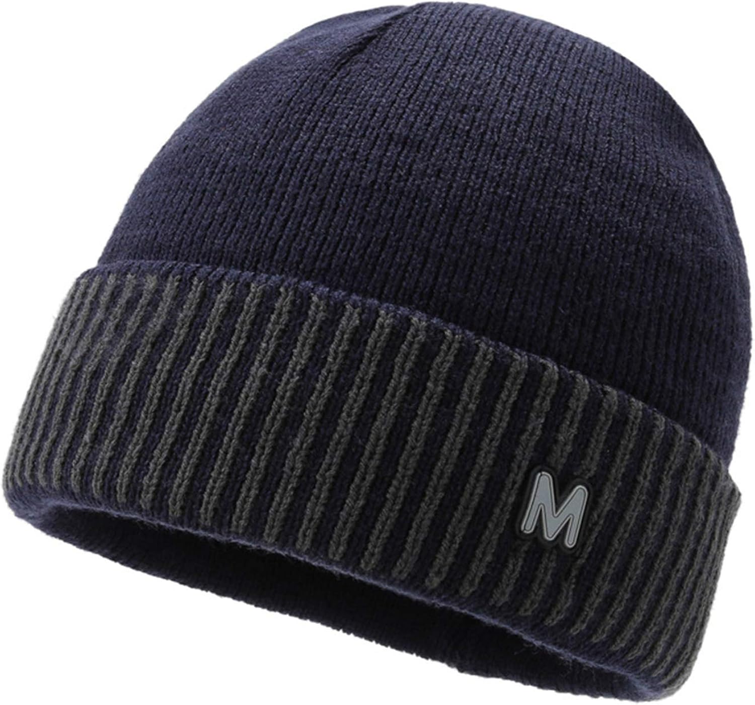 Beanie Mütze Schwarz - Weiche Strickmütze Für Männer & Frauen One Size