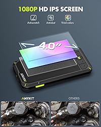 Anykit Dual Lens Borescope,1080P Industrial