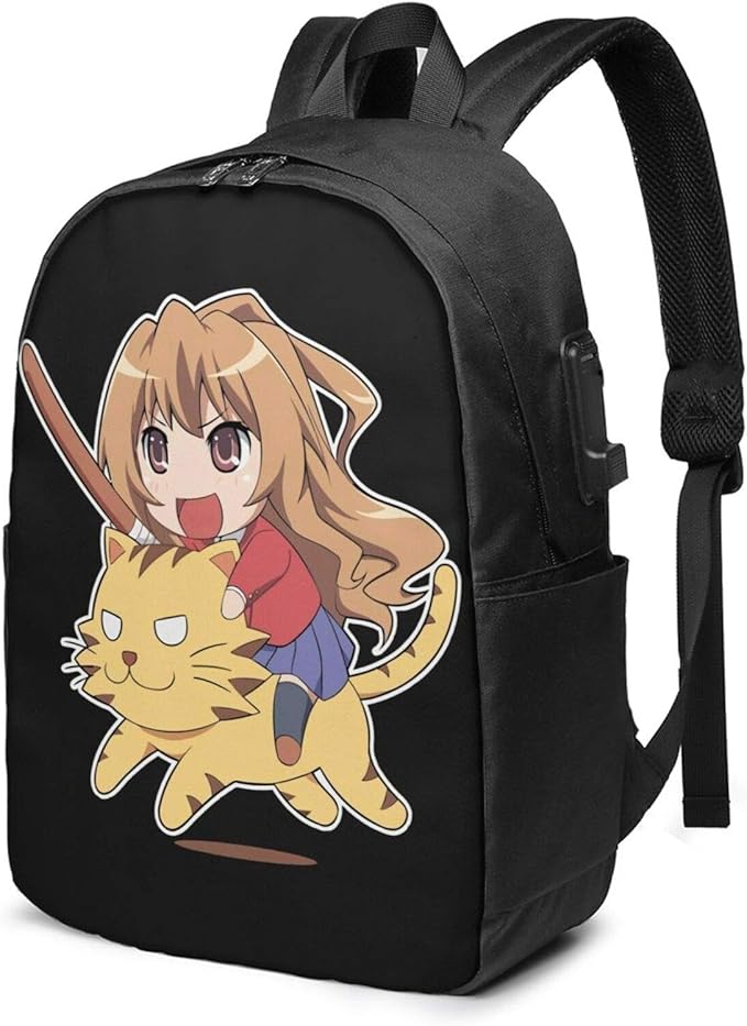 Toradora Custom Casual Backpack School Bag Travel Daypack，Adjustable