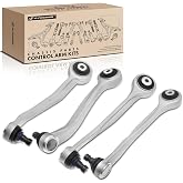 A-Premium Set of 4, Front Forward &amp; Rearward Upper Control Arm Kit | with Ball Joint &amp; Bushing, Compatible with Audi A4 (Quattro) 09-16, Q5 12-16, A5 Quattro/S5 08-16, S4 10-16, SQ5 14-16, RS5