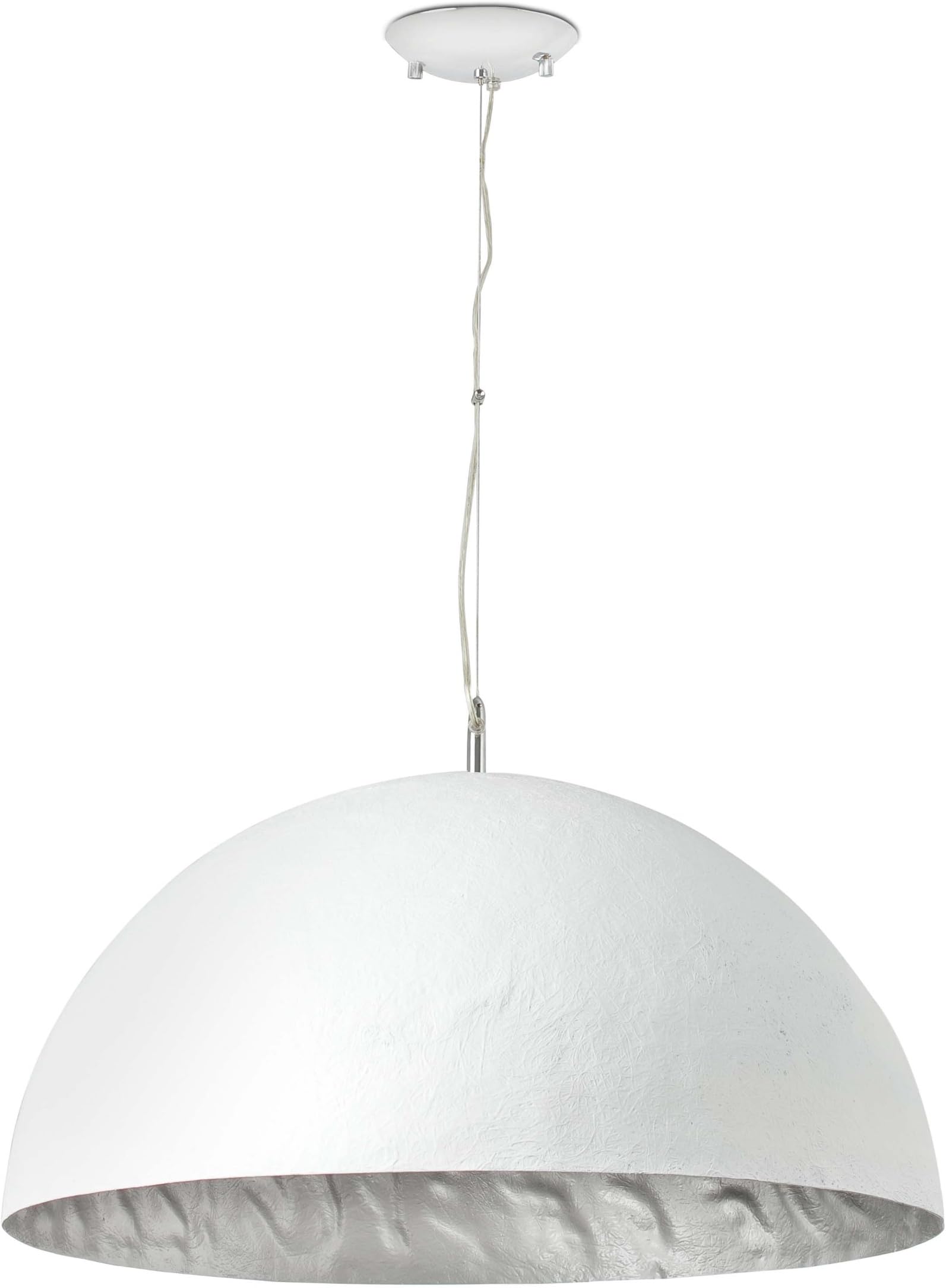 FARO BARCELONAMagma 28398 – Pendant, 60 W, Fiberglass, White