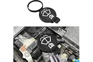 Tecledsn Windshield Wiper Washer Fluid Reservoir Tank Bottle Cap, Car Washer Fluid Cap, 13227300 Reservoir Tank Cap, Windshield Washer Reservoir Cap Replacement for Chevy Buick Cadillac GMC (Black)