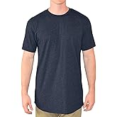 Have It Tall Men's Curved Hem Long Drop Tail T Shirt