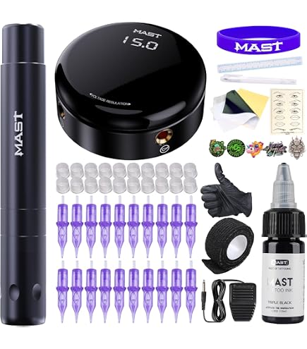Amazon.com: Mast Tour Y22 Tattoo Wireless Pen Machine Kit Tattoo