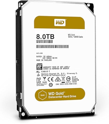 Amazon.com: WD Gold 8TB Enterprise Class Hard Disk Drive - 7200