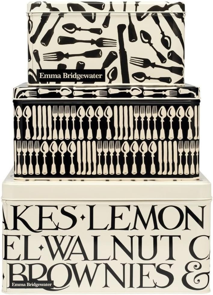 Emma Bridgewater Knives and forks set of 3 cake tins