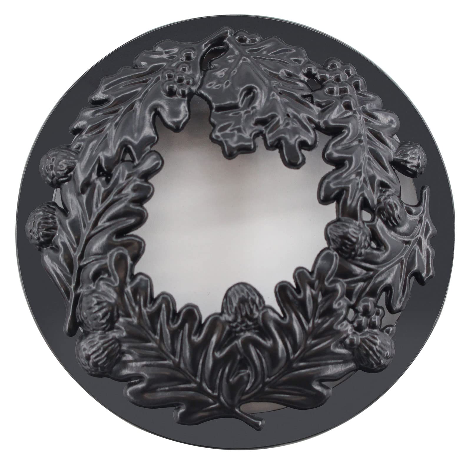 Hion Scented Candle Topper Illuma Lid Jars Cover Shade Sleeves, Help Burn More Evenly, Candle Accessories Decorations Increases Atmosphere Party Gifts for Women(Holy Fruit Black)