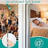 Jobon D-Shape Rubber Draught Excluder Door Seal Strip 7M Black Self-Adhesive view 3