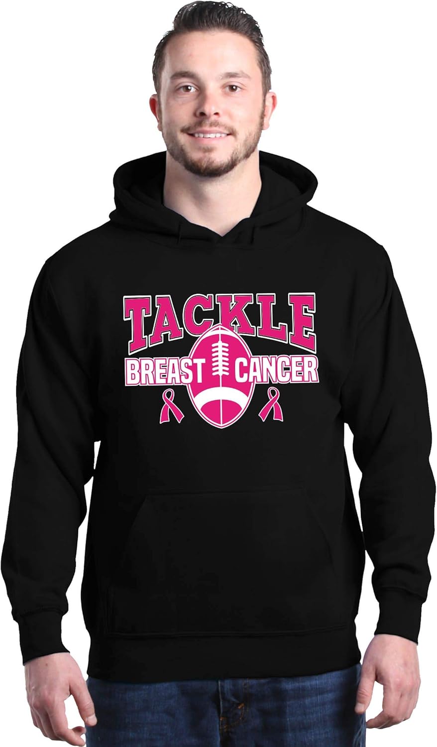 pink ribbon hoodie
