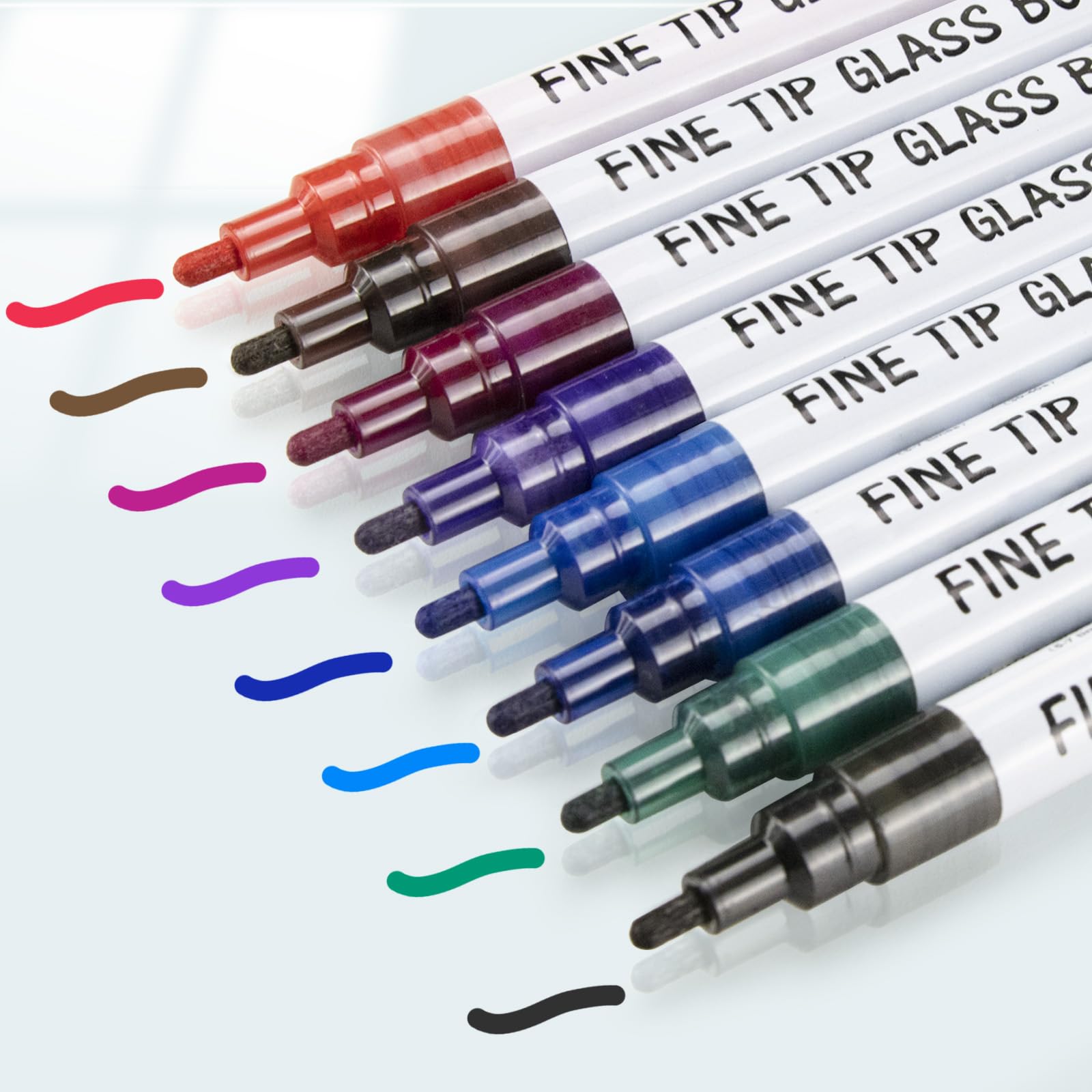 maxtek Dry Erase Markers Fine Tip, Glass Board