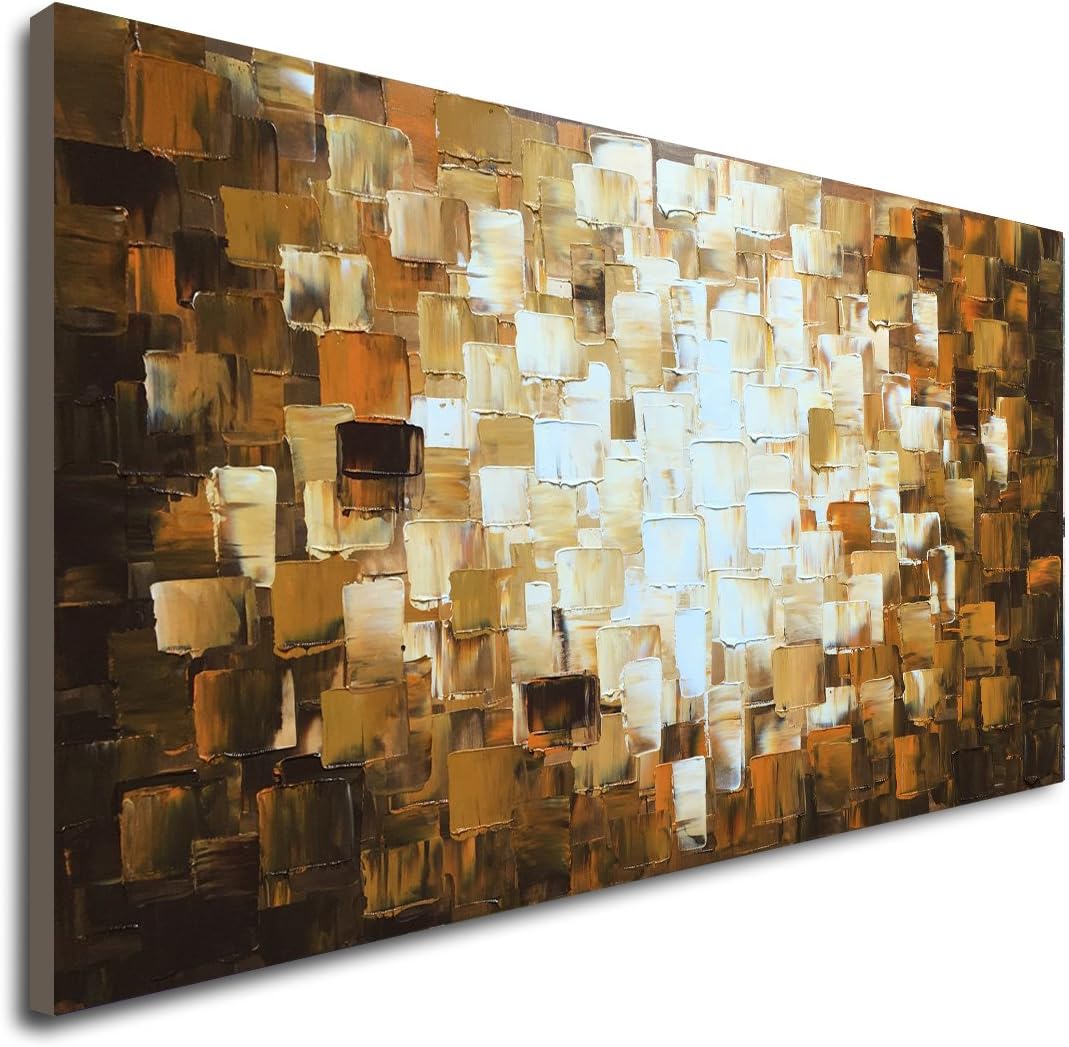 Paintings - Large Textured Abstract Wall Art Modern Oil Painting on Canvas Picture Artwork Decor for Wall