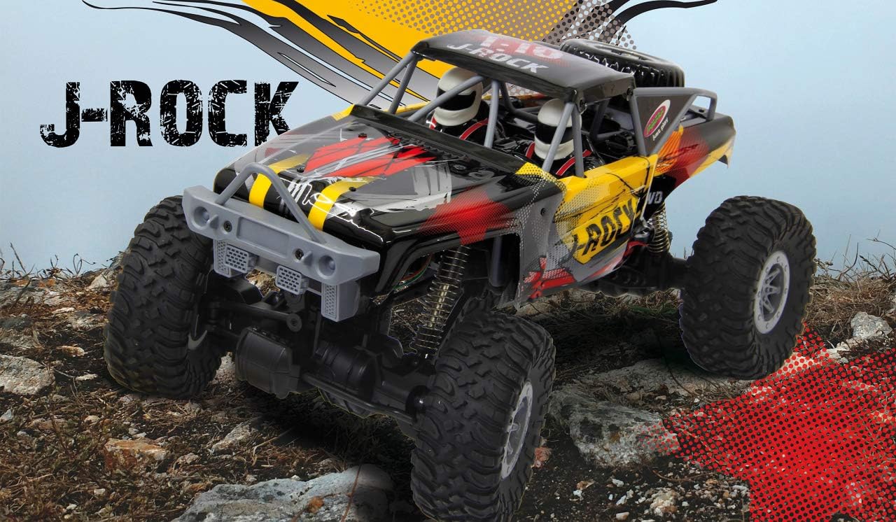 Jamara 410113, J-Rock Crawler 4WD 1:10 Li-Ion 2,4GHz, Rubber tires, Adjustable track, 2 drive motors - Image 3