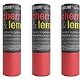 Hurraw! Cherry & Lemon Lip Balm, 3 Pack: Plastic-Free with new cardboard push-up tube. Certified Organic, All Natural Origin, Vegan & Cruelty Free. Gluten Free. Bee, Shea, Soy & Palm Free. Made in USA