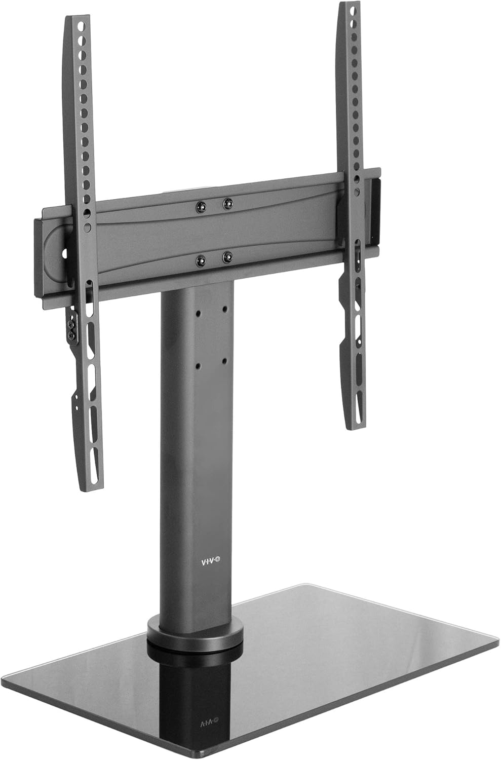 Best Vivo Universal Lcd Flat Screen Tv Table Top Vesa Mount Stand Black