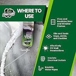 Sprayman Gaps and Cracks Filler Foam - Polyurethane