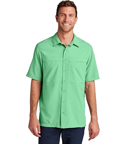 Amazon.com: Port Authority Men's UV Daybreak Long Sleeve Button