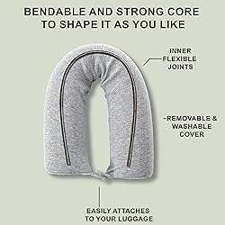 Dot&Dot Twist Memory Foam Travel Pillow for