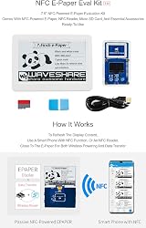 Waveshare 7.5inch Passive NFC e-Paper Evaluation Kit NFC Reader TF view 3