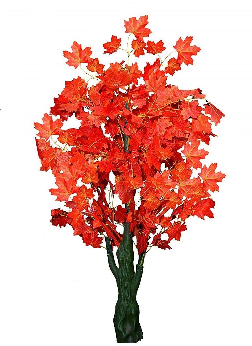 Buy Sofix Big Artificial Maple Tree Plant for Home Decor 4.65 Feet