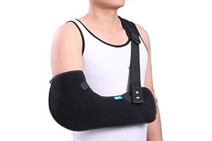 Cozyhealth Arm Sling Shoulder Injury Immobilizer Rotator Cuff Support Brace for Sleeping, Comfortable Medical Sling Arm for Shoulder Injury, Left and Right Arm for Men and Women (Medium)