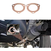 3 Copper Header Exhaust Collector Gaskets – Reusable, For SBC, BBC, 302, 350, 454, 383 – MadDogPerformance