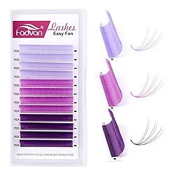Colored Lash Extensions .07 D 15mm Easy Fan Lash