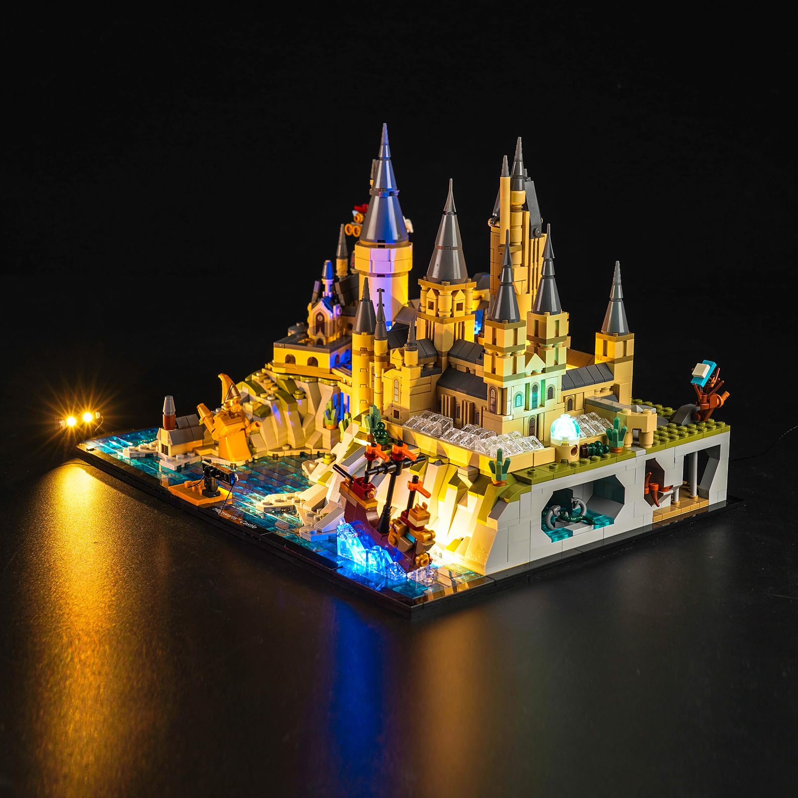 Led Licht Set Kompatibel mit Lego 76419 Hogwarts Castle and Grounds (Kein Lego), Dekorationsbeleuchtungsset Compatible with Lego Hogwarts Castle and Grounds Kreative Spielzeug - Standard Version 2