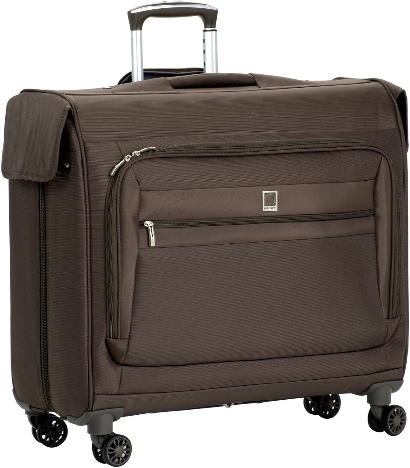 Delsey Luggage Helium Superlight Wheeled Garment Bag Mocha Garment Bags