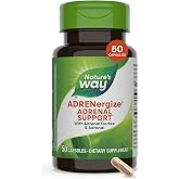 Nature's Way ADRENergize Adrenal Support Glandular Complex*, 50 ct | Crafted with adrenal cortex and adrenal for daily routines, gluten-free, dairy-free, no wheat, corn, soy, or gelatin