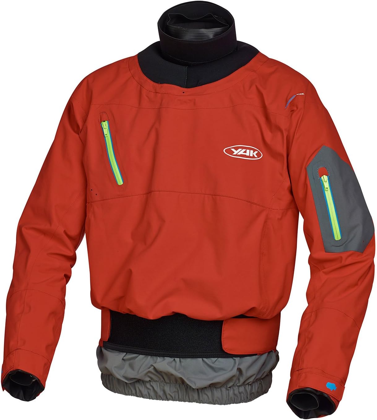 Yak Kayak & Kayaking - Tomahawk Whitewater Dry Cag in Red - Mens - Perfect Breathable Protection in Rough Weather Conditions