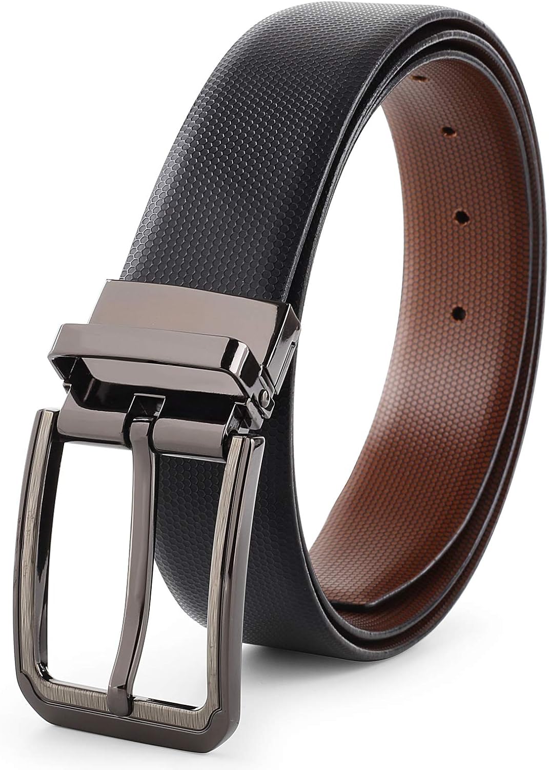 men's reversible dress belt