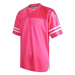 DEHANER Pink Custom Football Jersey for Men Women