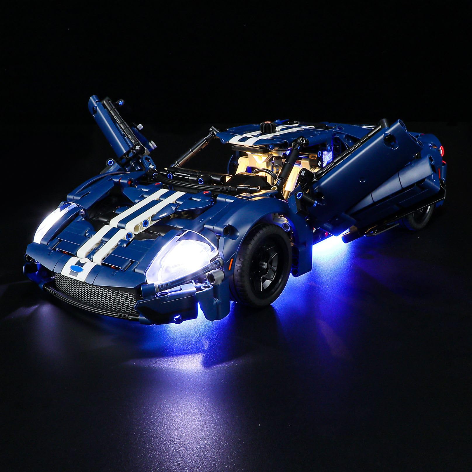 MENZAVA LED Light Kit Compatible with LEGO 42154 2022 Ford GT Technic Building Blocks Model - Model Set NOT Included