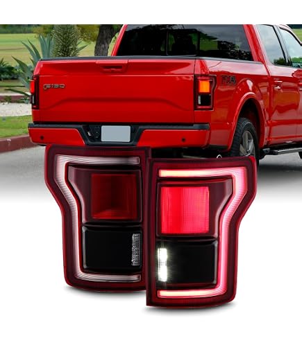 Left Driver LED Tail Light Brake Lamp W/Blind Spot For Ford F
