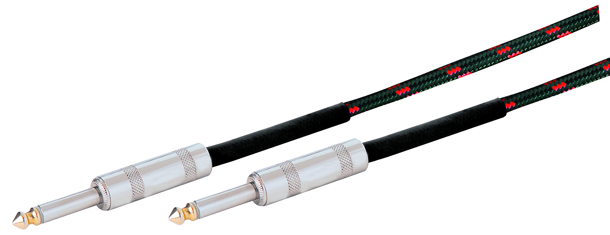 Kinsman UFX20BKR 20 ft 6 m Ultra Flex Cotton Cable - Red/Black