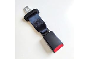 2Pcs 11.4 inch Seat Belt Extender+Car Coaster Seatbelt Extender for Cars, Car Holder for Most Model (Black) (29cm)