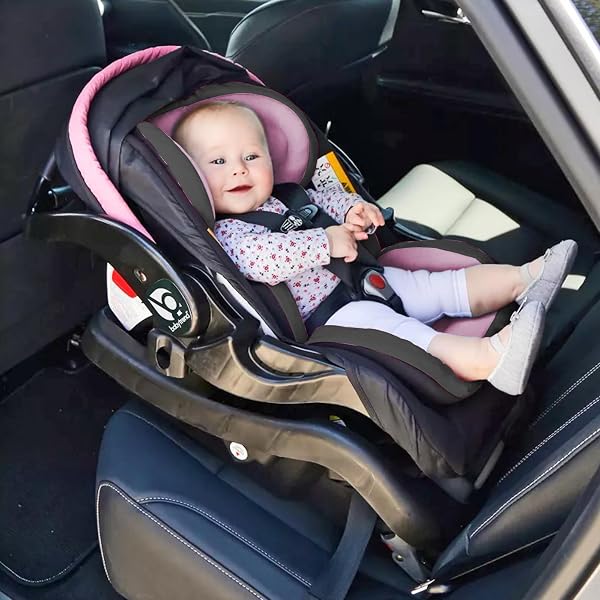 BABY TREND SECURE 35 INFANT CAR SEAT BASE, BLACK – CLICK-IN COMPATIBILITY, ADJUSTABLE RECLINE, EASY-LEVEL INDICATORS, STABLE EVERYDAY DESIGN FOR MULTIPLE VEHICLE USE
