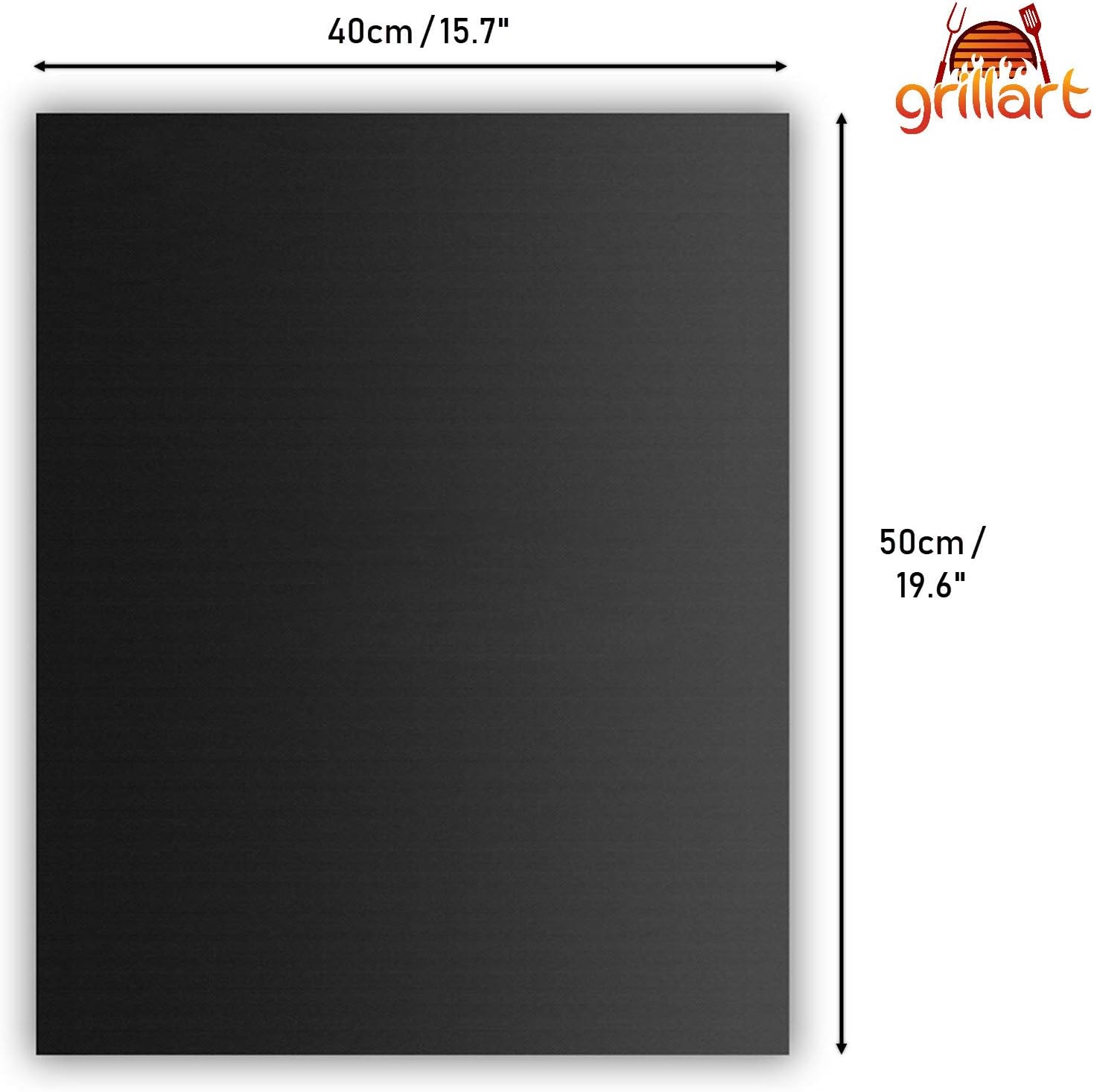 grillart® Set of 4 Premium BBQ Grill Mats - High Quality Grill Mats for Gas Grill with Non-Stick Coating - Also Suitable as Baking Mat - Image 5