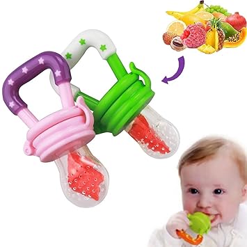 Threecat Baby Food Feeder Fruit Feeder Pacifier Amazon In