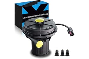 YZHIDIANF Upgraded 11727571589 Secondary Air Injection Pump Smog Pump fit For:-BMW 325i 2003-2005, 525i 2004-2005, 325Ci 325xi 330Ci 330i 330xi 530i 545i 645Ci M5 M6 X3 X5, 2003-2010 OE# 11727506210