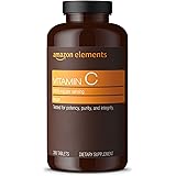 Amazon Elements Vitamin C 1000mg, Supports Healthy Immune System, Vegan, 300 Tablets, 10 month supply