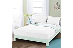 Mocassi Full Fitted Sheet - Deep Pocket Cooling Sheets up to 16 inch - Hotel Luxury 1800 Premier - Softest Sheets - Wrinkle Resistant - 1 Single Bottom Fitted Sheet, Full, White